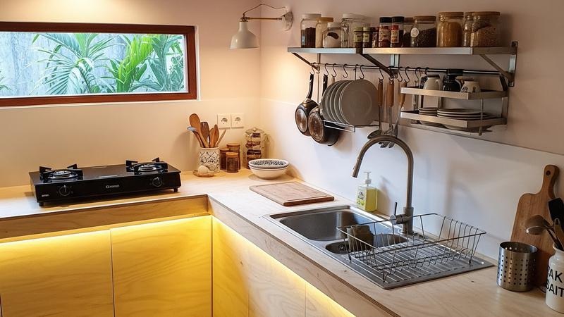strategi penataan ruang dapur