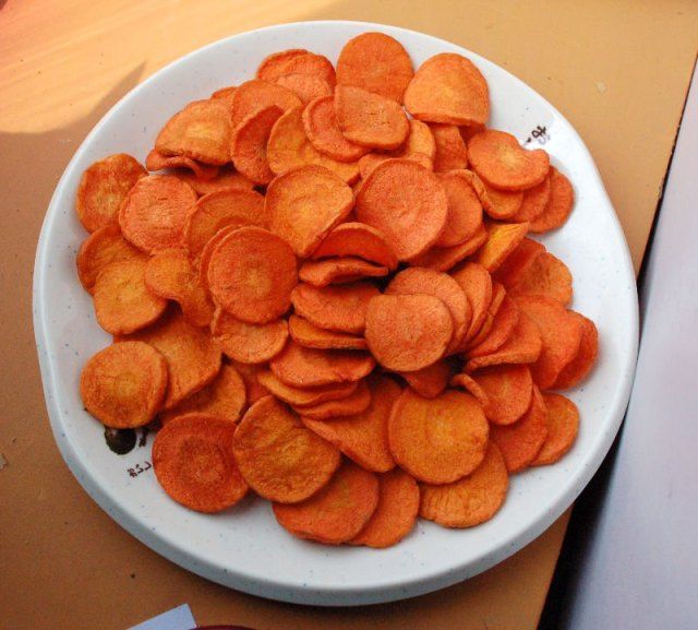 mesin penggoreng hampa wortel