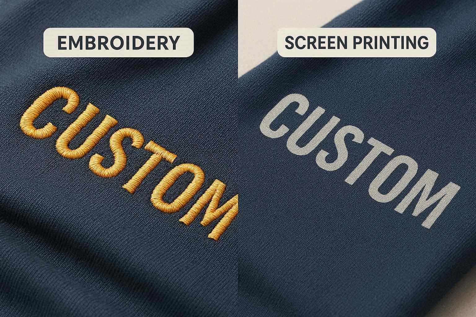 kelebihan bordir dibanding sablon pada pakaian custom