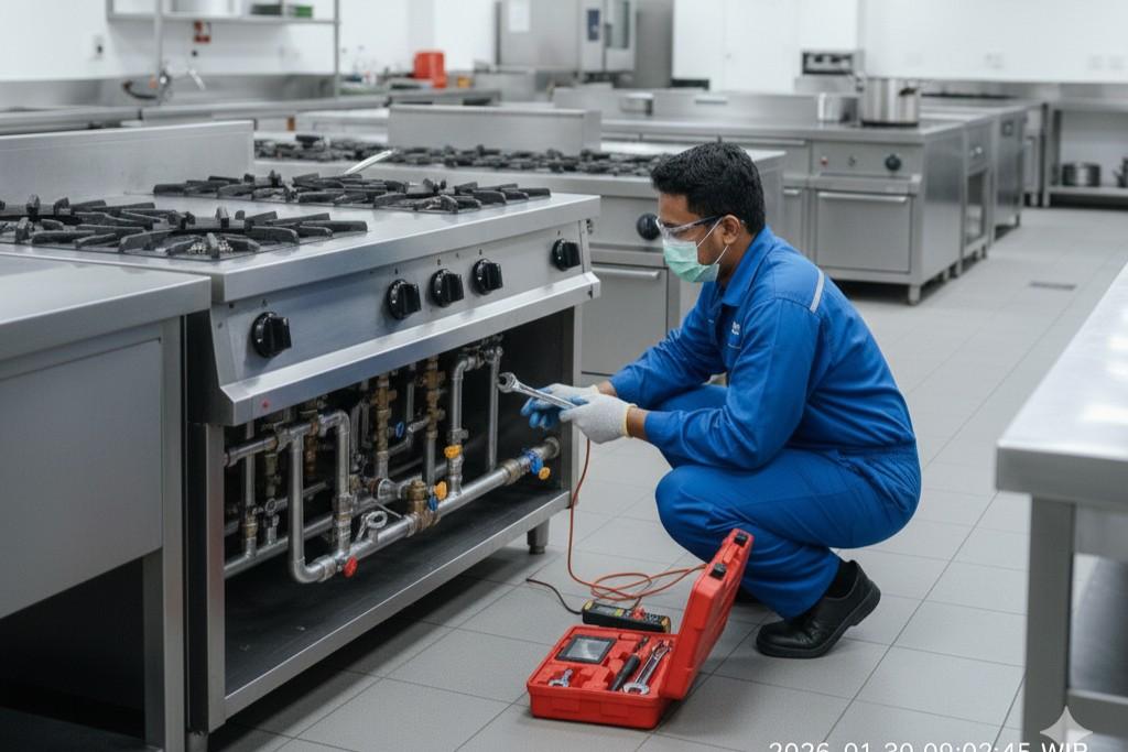 instalasi gas tekanan tinggi