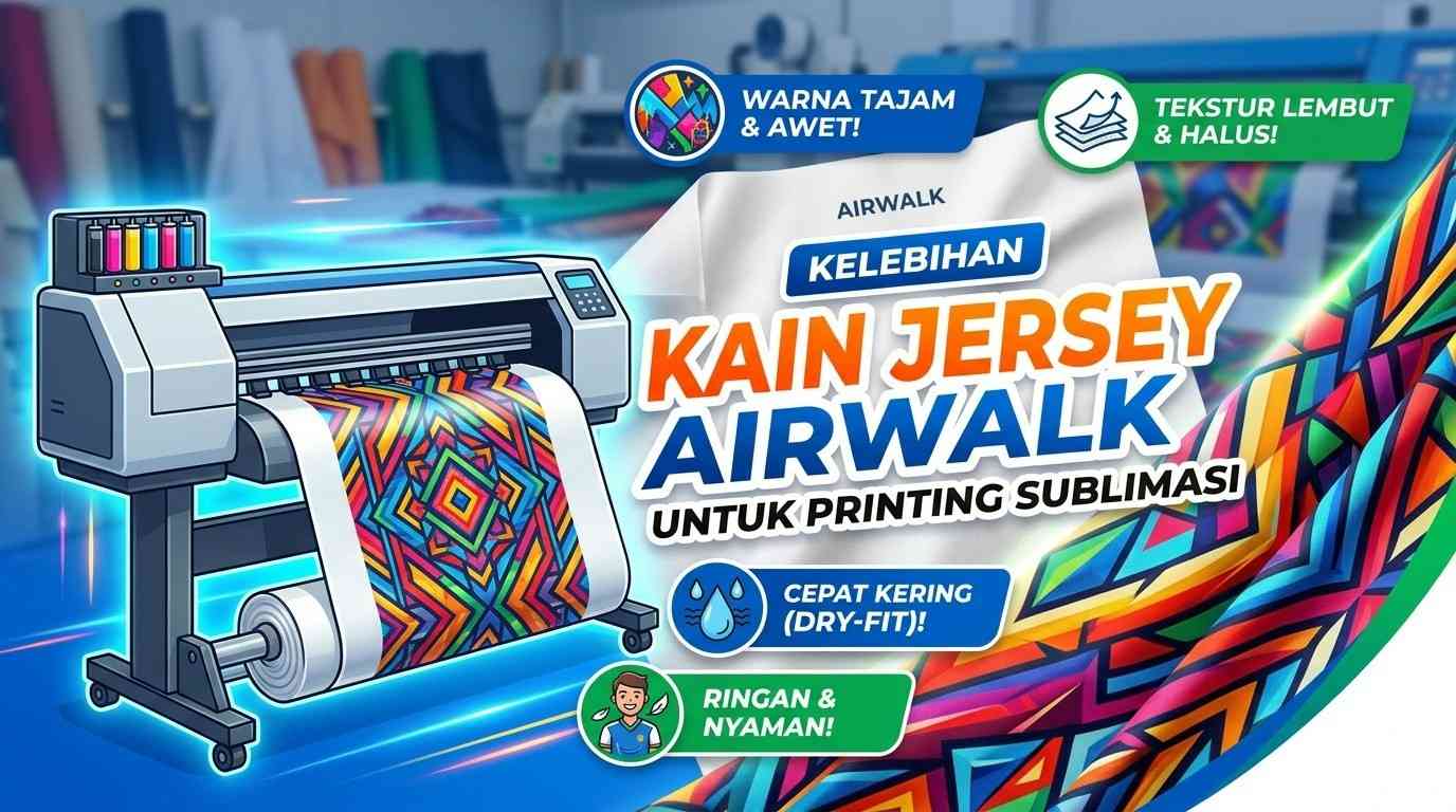 kain jersey airwalk untuk printing sublimasi