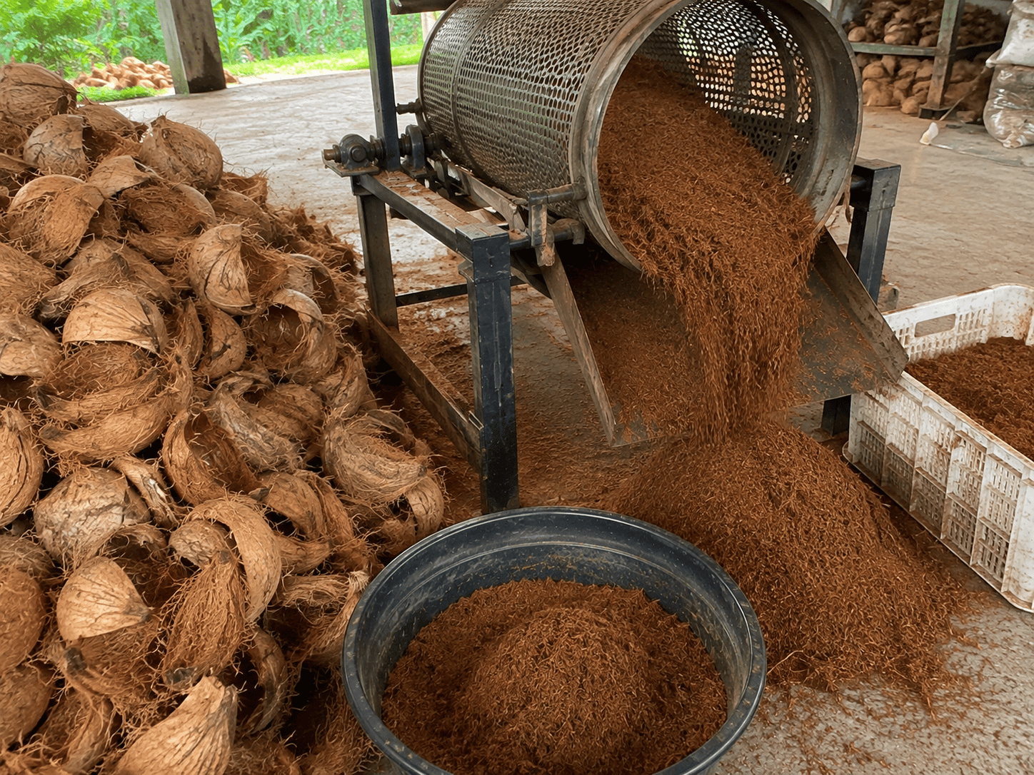 usaha produksi cocopeat rumahan