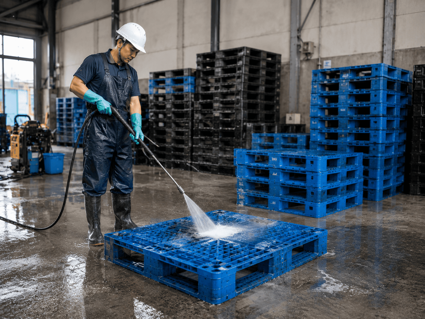 cara merawat pallet plastik