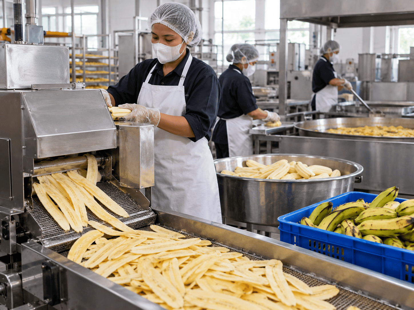 cara membuat keripik pisang panjang