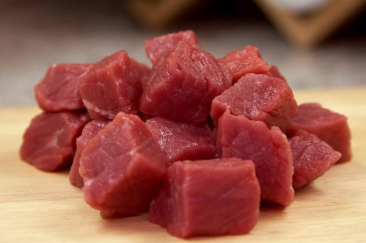 ukuran potongan daging sebelum digiling